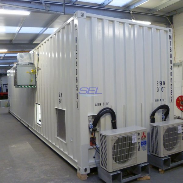 40ft RF Cabin with External Aircon Fans